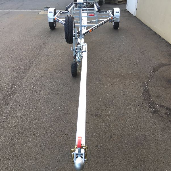 trailer Swinging drawbar boat